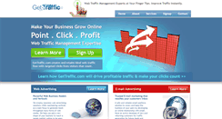 Desktop Screenshot of clickz.gettraffic.com
